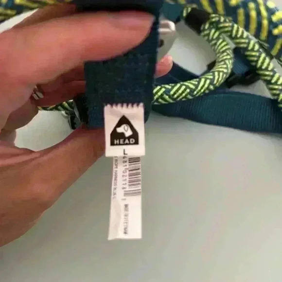 Arcadia Trail Rope Dog Harness, Turqouise, “Mountain Dew” Green, Size Large - Picture 7 of 12